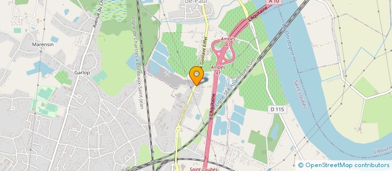 localisation de l'entreprise MONSIEUR REMI PONS à AMBARES-ET-LAGRAVE