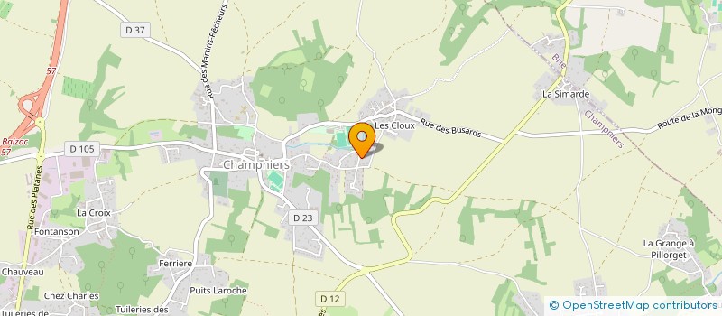 localisation de l'entreprise MONSIEUR REMI PORTEJOIE à CHAMPNIERS