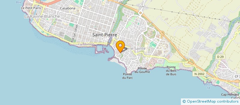 localisation de l'entreprise MONSIEUR REMI POTIN à SAINT-PIERRE