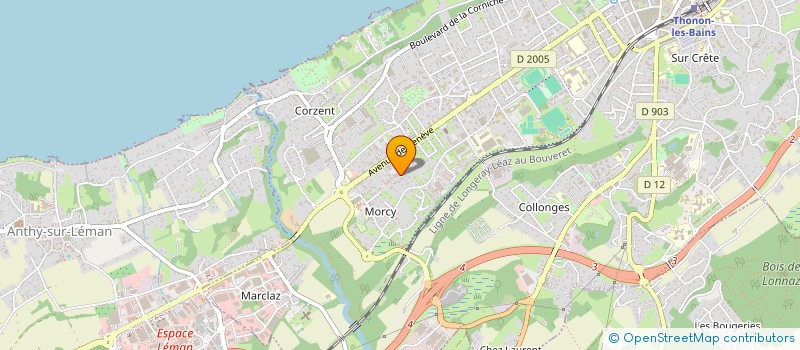 localisation de l'entreprise MONSIEUR REMI POULET à THONON-LES-BAINS