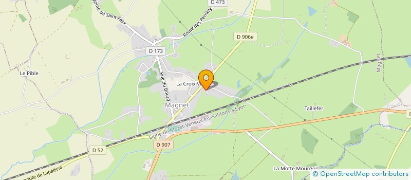 localisation de l'entreprise MONSIEUR REMI POURVOYEUR  MAGNET