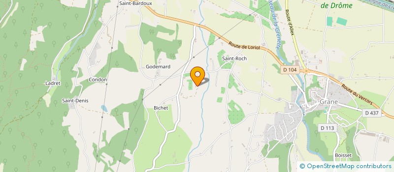 localisation de l'entreprise MONSIEUR REMI POZZI à GRANE