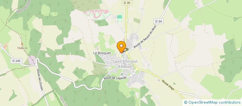 localisation de l'entreprise MONSIEUR REMI PRACHE  SAINT-CHRISTOL