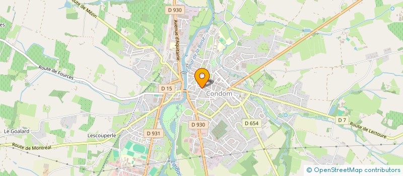 localisation de l'entreprise MONSIEUR REMI PRADERE  CONDOM