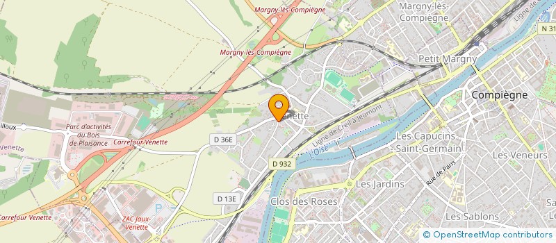 localisation de l'entreprise MONSIEUR REMI PRIEUR  VENETTE