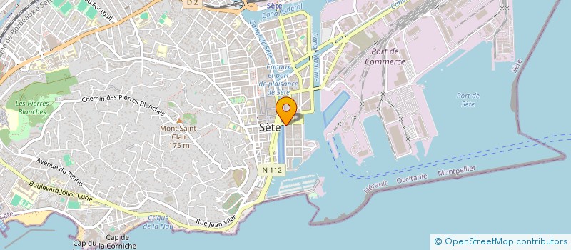 localisation de l'entreprise MONSIEUR REMI RABAUD  SETE