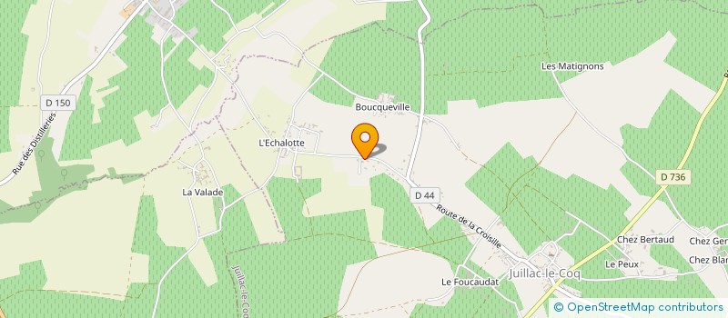 localisation de l'entreprise MONSIEUR REMI RAFFIN à GENSAC-LA-PALLUE