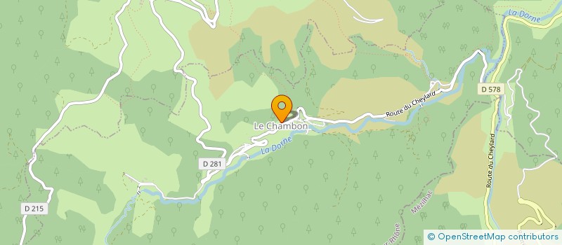 localisation de l'entreprise MONSIEUR REMI RAVAUD  LE CHAMBON