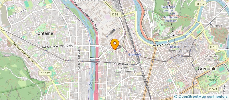 localisation de l'entreprise MONSIEUR REMI RAVEL  GRENOBLE