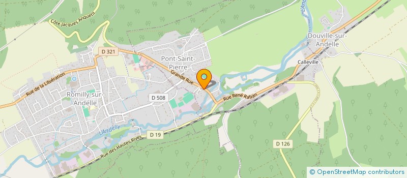 localisation de l'entreprise MONSIEUR REMI RAYER  PONT-SAINT-PIERRE