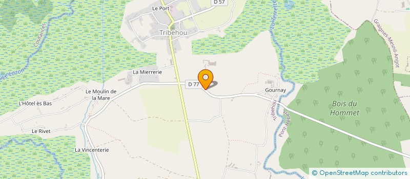 localisation de l'entreprise MONSIEUR REMI REGNAULT  TRIBEHOU