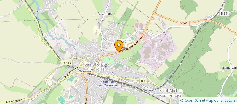 localisation de l'entreprise MONSIEUR REMI REGNIER  SAINT-POL-SUR-TERNOISE