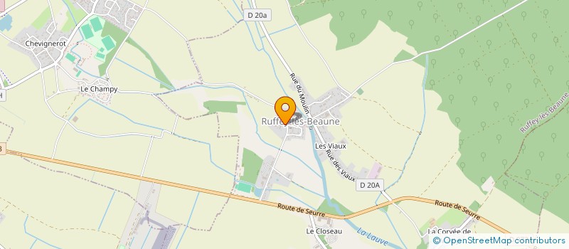 localisation de l'entreprise MONSIEUR REMI REMI FLORES-IVANEZ  RUFFEY-LES-BEAUNE