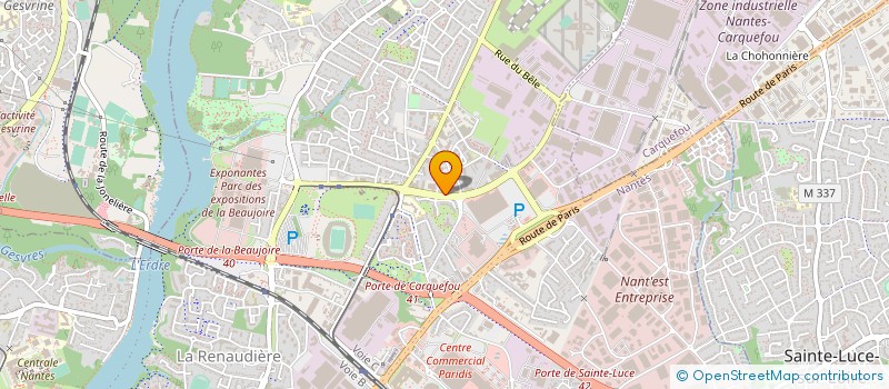 localisation de l'entreprise MONSIEUR REMI RENAUD à NANTES