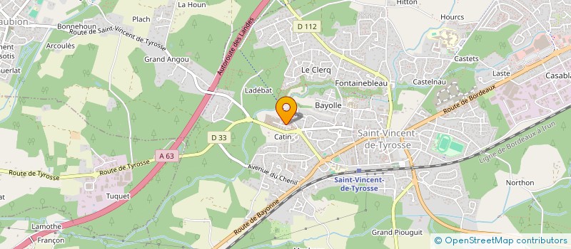 localisation de l'entreprise MONSIEUR REMI REVEL à SAINT-VINCENT-DE-TYROSSE