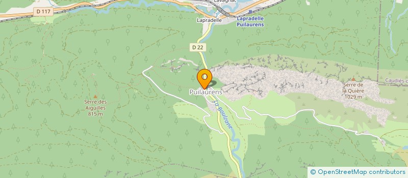 localisation de l'entreprise MONSIEUR REMI RIEUNIER  PUILAURENS