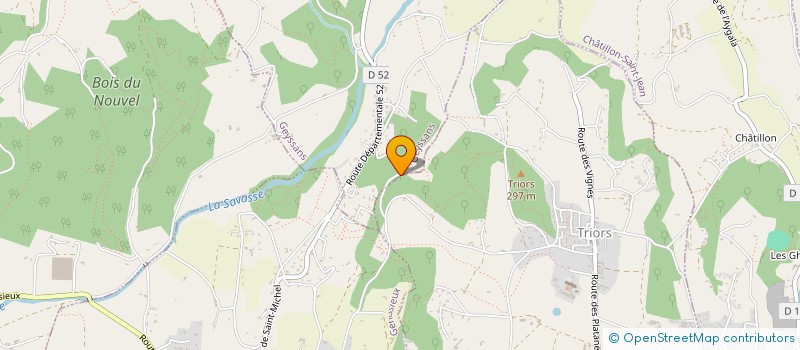 localisation de l'entreprise MONSIEUR REMI RILLET  TRIORS