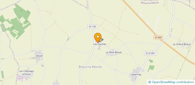 localisation de l'entreprise MONSIEUR REMI RINJONNEAU  BREUIL-LA-REORTE