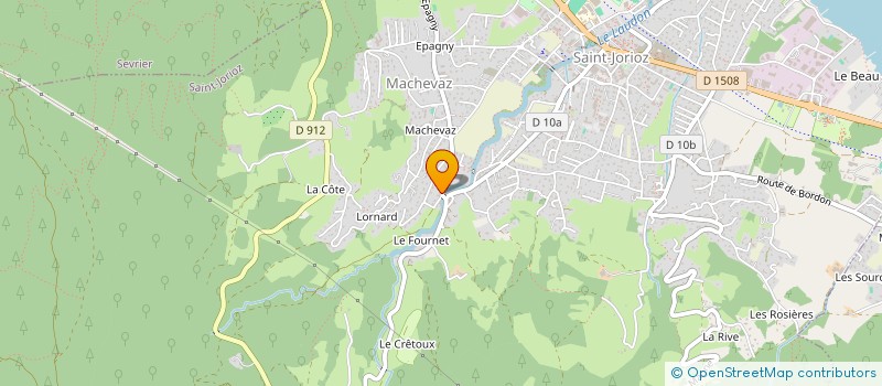 localisation de l'entreprise MONSIEUR REMI RIQUET  SAINT-JORIOZ