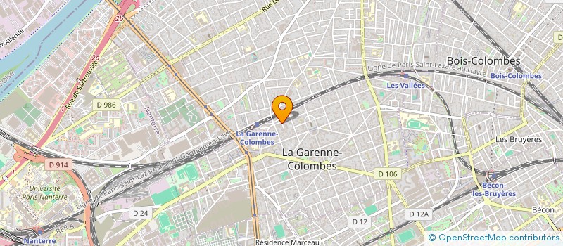 localisation de l'entreprise MONSIEUR REMI ROCARIES à LA GARENNE-COLOMBES