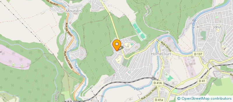 localisation de l'entreprise MONSIEUR REMI RODRIGUEZ  HOMECOURT