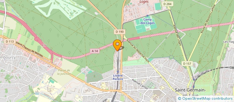 localisation de l'entreprise MONSIEUR REMI ROHART à SAINT-GERMAIN-EN-LAYE