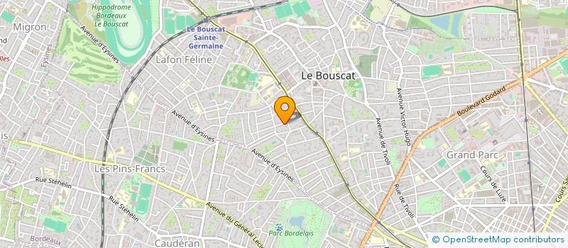localisation de l'entreprise MONSIEUR REMI ROLLAIS à LE BOUSCAT