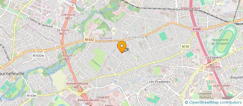 localisation de l'entreprise MONSIEUR REMI ROLLAND  TOULOUSE