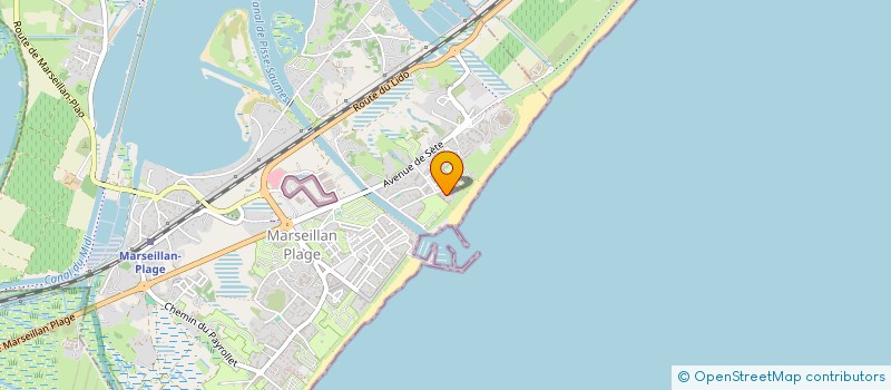 localisation de l'entreprise MONSIEUR REMI ROLLERO  MARSEILLAN