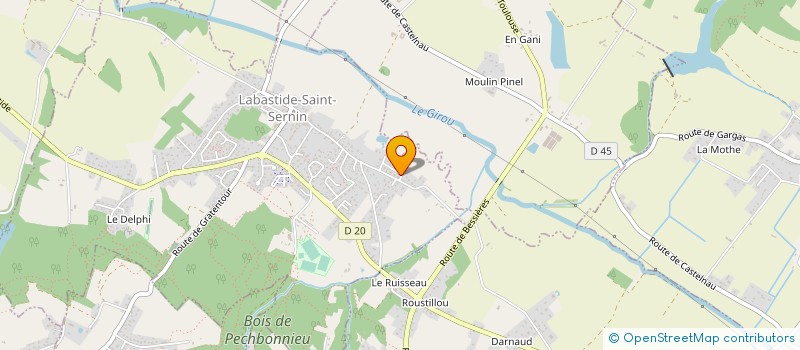 localisation de l'entreprise MONSIEUR REMI ROUGE  LABASTIDE-SAINT-SERNIN