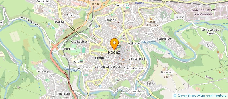localisation de l'entreprise MONSIEUR REMI ROUSSEAU à RODEZ
