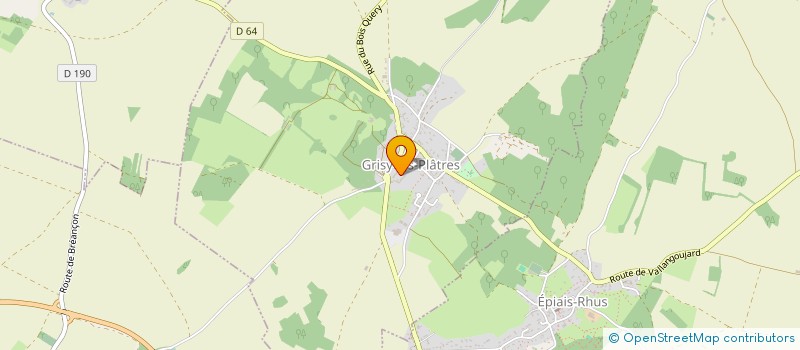 localisation de l'entreprise MONSIEUR REMI ROUSSEAUX  GRISY-LES-PLATRES