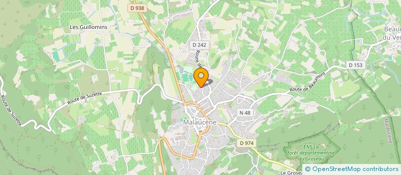 localisation de l'entreprise MONSIEUR REMI ROUSSON  MALAUCENE