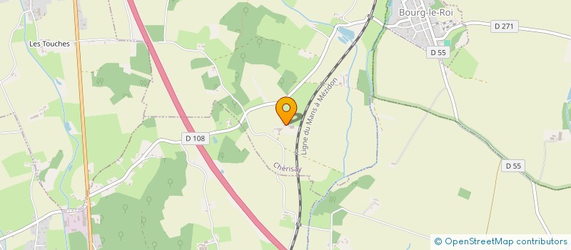 localisation de l'entreprise MONSIEUR REMI ROYER  CHERISAY