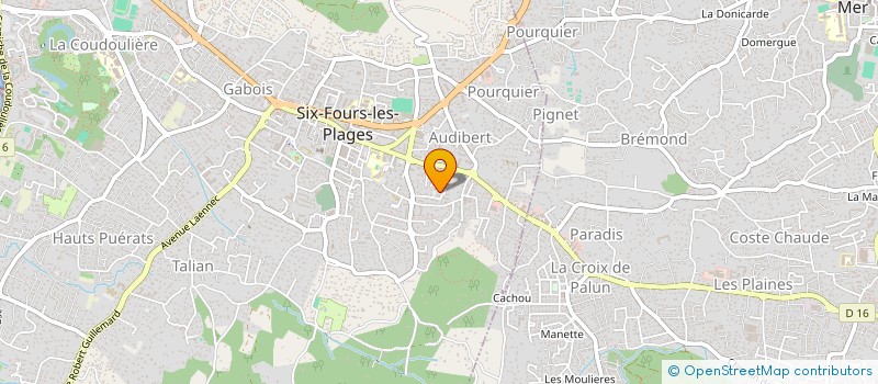 localisation de l'entreprise MONSIEUR REMI ROYER à SIX-FOURS-LES-PLAGES