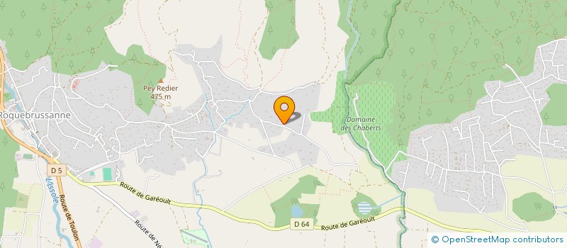 localisation de l'entreprise MONSIEUR REMI RYCHLINSKI  LA ROQUEBRUSSANNE