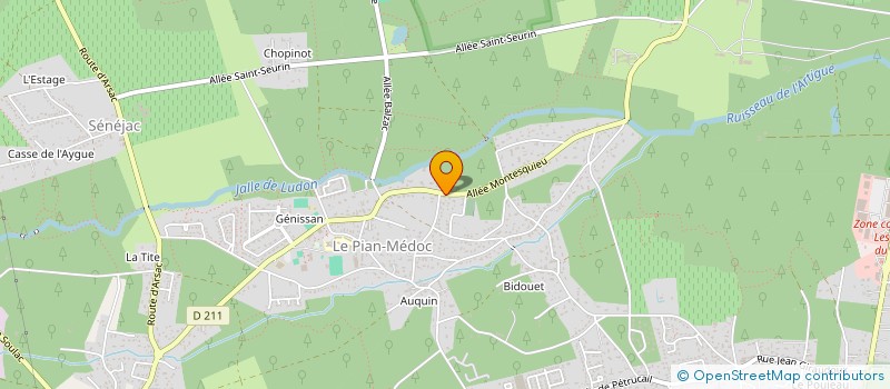 localisation de l'entreprise MONSIEUR REMI SACCOMANI à LE PIAN-MEDOC