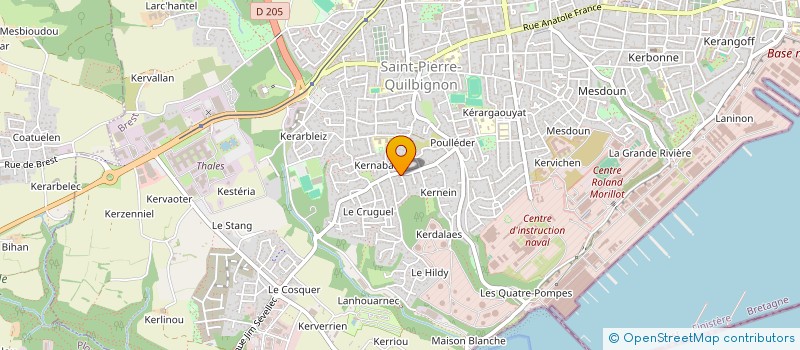 localisation de l'entreprise MONSIEUR REMI SAHL à BREST