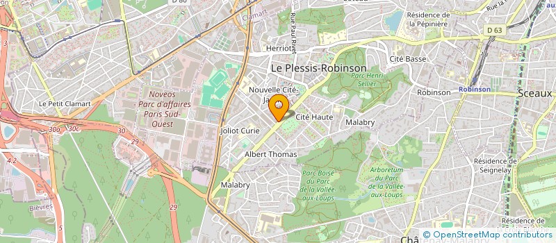 localisation de l'entreprise MONSIEUR REMI SAIMBAULT  LE PLESSIS-ROBINSON