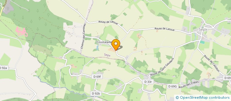 localisation de l'entreprise MONSIEUR REMI SAINT-BLANCAT  SEPX