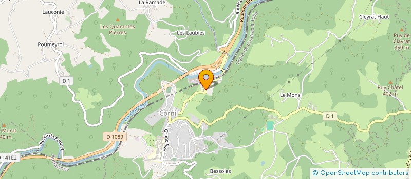 localisation de l'entreprise MONSIEUR REMI SALLES  CORNIL