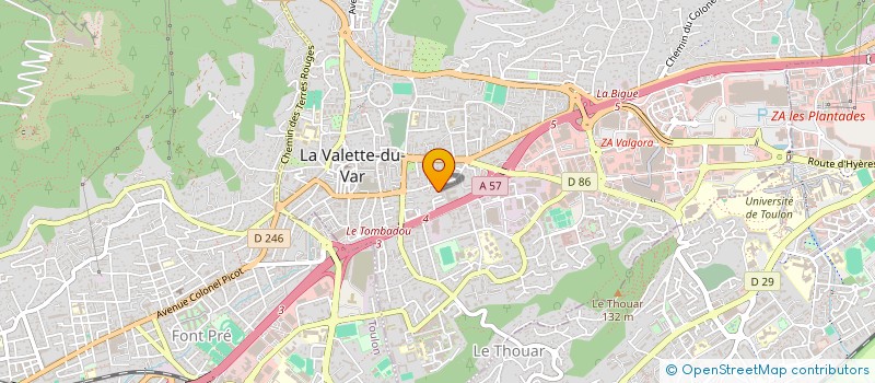 localisation de l'entreprise MONSIEUR REMI SALVI  LA VALETTE DU VAR