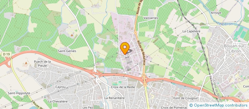 localisation de l'entreprise MONSIEUR REMI SANCHEZ  BEZIERS