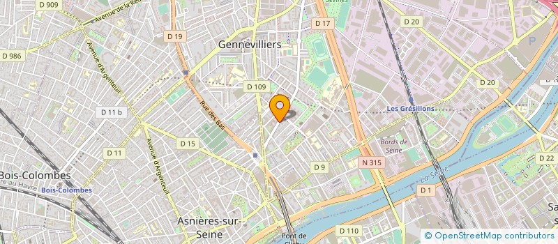 localisation de l'entreprise MONSIEUR REMI SARAZIN à GENNEVILLIERS