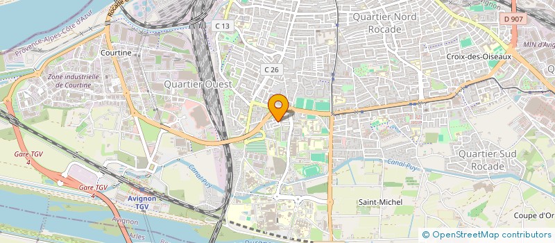 localisation de l'entreprise MONSIEUR REMI SARRO  AVIGNON