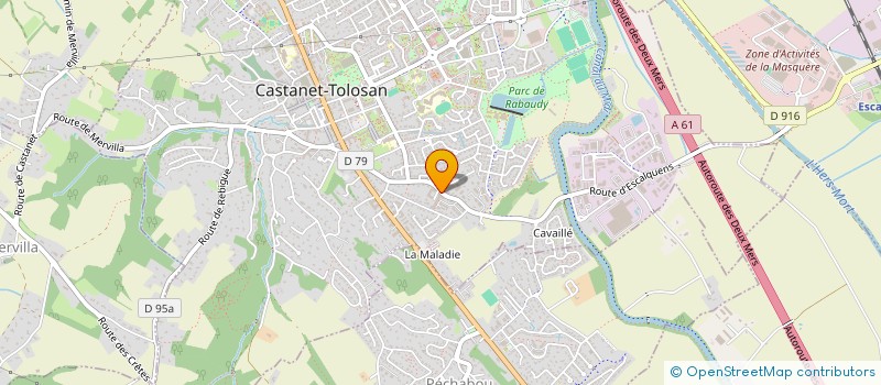 localisation de l'entreprise MONSIEUR REMI SAUNIER à CASTANET TOLOSAN
