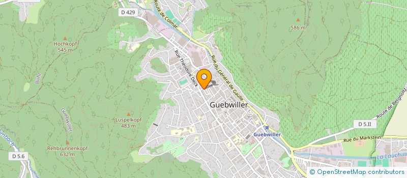 localisation de l'entreprise MONSIEUR REMI SCHWEIZER à GUEBWILLER