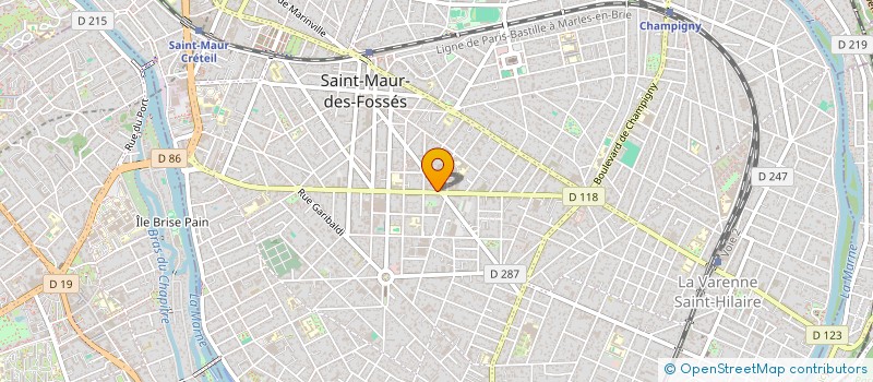 localisation de l'entreprise MONSIEUR REMI SEBILLE à SAINT-MAUR-DES-FOSSES