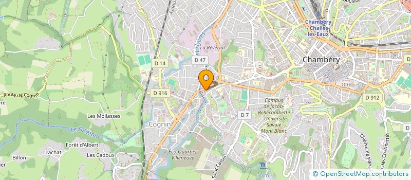 localisation de l'entreprise MONSIEUR REMI SERAIN  CHAMBERY