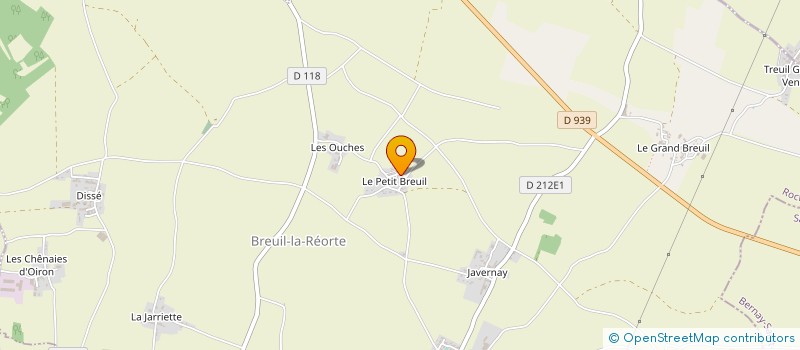 localisation de l'entreprise MONSIEUR REMI SICHERE à BREUIL-LA-REORTE
